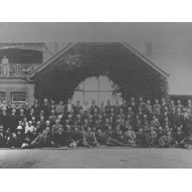 Summer School for Teachers - Principal Potts and other staff members in third row [Hawkesbury Agricultural College (HAC)]