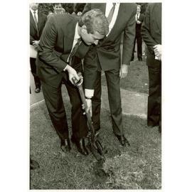 Chifley University Interim Council - Ceremony for the turning of the first sod on the site chosen for the University