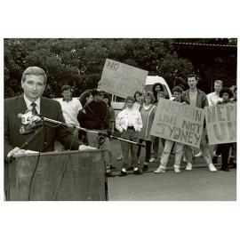 Chifley University Interim Council - Ceremony for the turning of the first sod on the site chosen for the University
