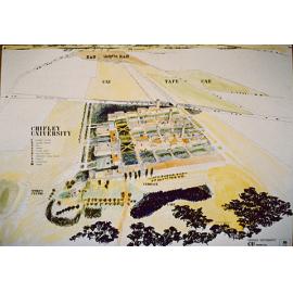 Plan - Artists Impression - Proposed Site Layout - Chifley University Interim Council (Werrington Park)