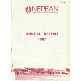 Annual Report - Nepean College of Advanced Education (NCAE) - 1987