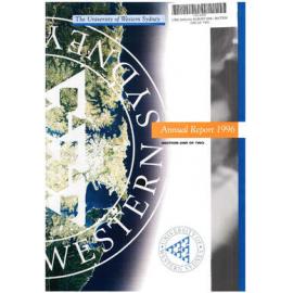 Annual Report - University of Western Sydney (UWS) - 1996 (Vol 1 of 2)
