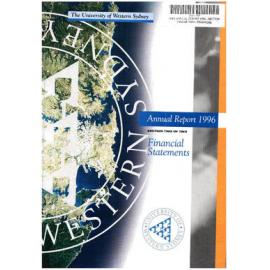 Annual Report - University of Western Sydney (UWS) - 1996 (Vol 2 of 2 FINANCIAL STATEMENTS)