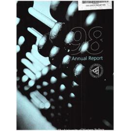 Annual Report - University of Western Sydney (UWS) - 1998
