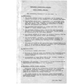 Annual Report - Hawkesbury Agricultural College (HAC) - 1937-1938