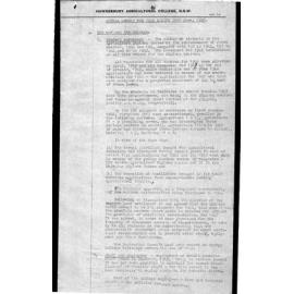 Annual Report - Hawkesbury Agricultural College (HAC) - 1945-1946