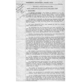 Annual Report - Hawkesbury Agricultural College (HAC) - 1947-1948