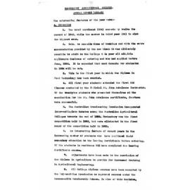 Annual Report - Hawkesbury Agricultural College (HAC) - 1952-1953