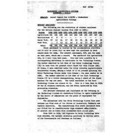 Annual Report - Hawkesbury Agricultural College (HAC) - 1959-1960