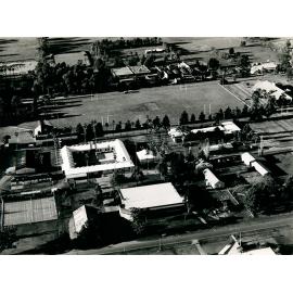 Aerial photograph - Stable Square and the Library [Hawkesbury Agricultural College (HAC)]