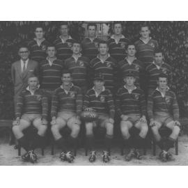 Football (Rugby Union) team - 1st XV, 1960 [Hawkesbury Agricultural College (HAC)]