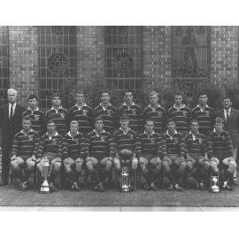 Football (Rugby Union) team - 1st XV, 1966 [Hawkesbury Agricultural College (HAC)]