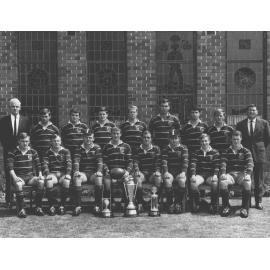 Football (Rugby Union) team - 1st XV, 1968 [Hawkesbury Agricultural College (HAC)]