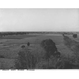 View from the top of the Harvestore at the Dairy, looking North towards Richmond [Hawkesbury Agricultural College (HAC)]