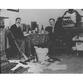 Two students editing 'The Summer School Chronicle' [Hawkesbury Agricultural College (HAC)]