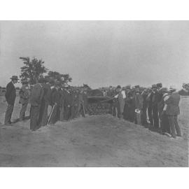 Winter School for Farmers, 1907 - Demonstration of a Massey Harris Planter [Hawkesbury Agricultural College (HAC)]