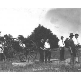 Post Card - HAC Fire Brigade - 1910 [Hawkesbury Agricultural College (HAC)]