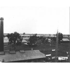 Laundry in foreground with Powerhouse chimney towards Stable Square [Hawkesbury Agricultural College (HAC)]