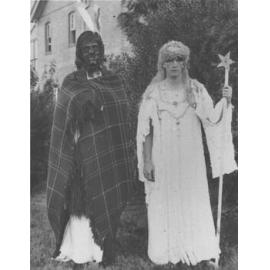 Empire Day - Students dressed up - Britannia & savage? [Hawkesbury Agricultural College (HAC)]