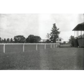 Oval and score board [Hawkesbury Agricultural College (HAC)] - Print 1 of 2 - Uncropped