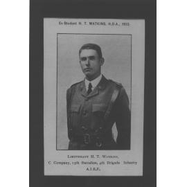 Portrait: Harold T Watkins (ex-student) [Hawkesbury Agricultural College (HAC)]