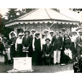 Apiary School group, taken in front of Apiary building [Hawkesbury Agricultural College (HAC)]