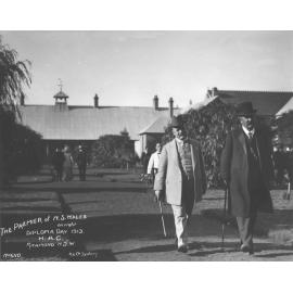 Diploma Day, 1913 - Premier of New South Wales (far right) [Hawkesbury Agricultural College (HAC)]