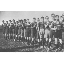 Football (Rugby Union) team - 1st XV, 1918 - at Eastwood [Hawkesbury Agricultural College (HAC)]