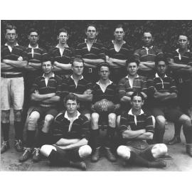 Football (Rugby Union) team - 1st XV, 1915 [Hawkesbury Agricultural College (HAC)]