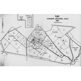 Plan of the College Farm (undated) [Hawkesbury Agricultural College (HAC)]