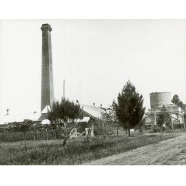 Powerhouse showing chimney and water tower [Hawkesbury Agricultural College (HAC)]