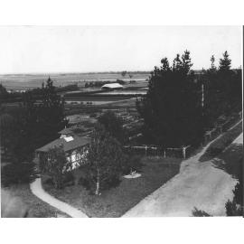 College grounds - taken from the tower of the Main Building looking towards Richmond [Hawkesbury Agricultural College (HAC)]