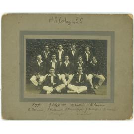 Cricket Club - team photograph no date [Hawkesbury Agricultural College (HAC)]