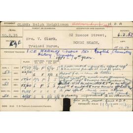 CLARK, Ralph Hodgkinson (Hawkesbury Diploma of Agriculture (HDA))