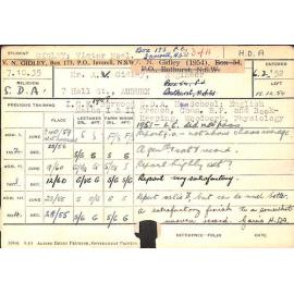 GIDLEY, Victor Noel (Hawkesbury Diploma of Agriculture (HDA))