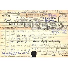 GILBERT, Richard Alexander Brooks (Hawkesbury Diploma of Agriculture (HDA))