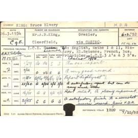 KING, Bruce Elvery (Hawkesbury Diploma of Agriculture (HDA))