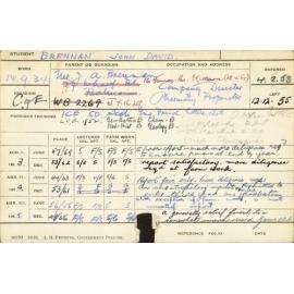 BRENNAN, John David (Hawkesbury Diploma of Agriculture (HDA))