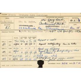 BURNS, Grahame John Horrigan (Hawkesbury Diploma of Agriculture (HDA))