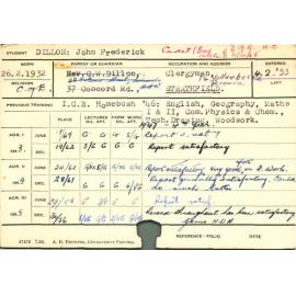 DILLON, John Frederick (Hawkesbury Diploma of Agriculture (HDA))