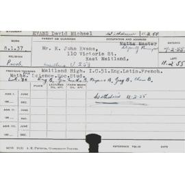 EVANS, David Michael (Hawkesbury Diploma of Agriculture (HDA))