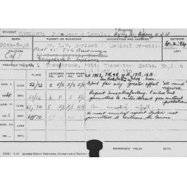 HARLOCK, John George Lachlan (Course Not Identified)