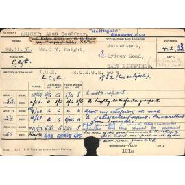 KNIGHT, Alan Geoffrey (Hawkesbury Diploma of Agriculture (HDA))