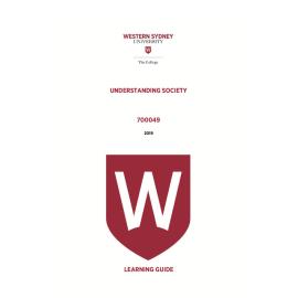 Learning Guide - 700049 Understanding Society 2019 Term 3
