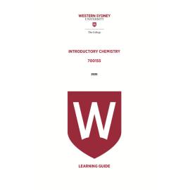 Learning Guide - 700155 Introductory Chemistry Term 1 2020 LG v2.0
