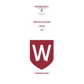 Learning Guide - 700178 Writing Ecologies Term 2 2020