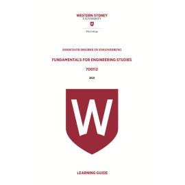 Learning Guide - 700112 Fundamentals for Engineering Studies Quarter 1 (Q1) 2021