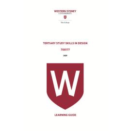 Learning Guide - 700177 TSS in Design Term 1 (T1) 2021
