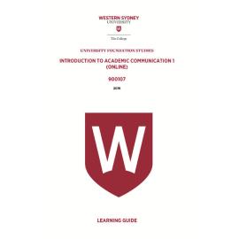 Learning Guide - 900107 IAC1 Online Term 2 (T2) 2016