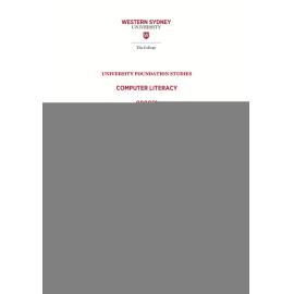 Learning Guide - 900051 Computer Literacy Term 1 (T1) 2019